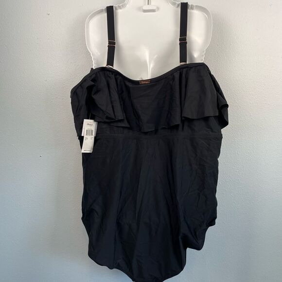 NWT Raisins One Piece Swim Suit Size 24W - Picture 4 of 6